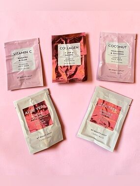 My Beauty Spot Sheet Mask Bundle - Pink and White Assortment